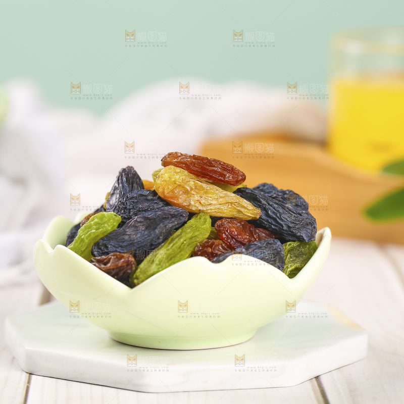 一碗四色葡萄干