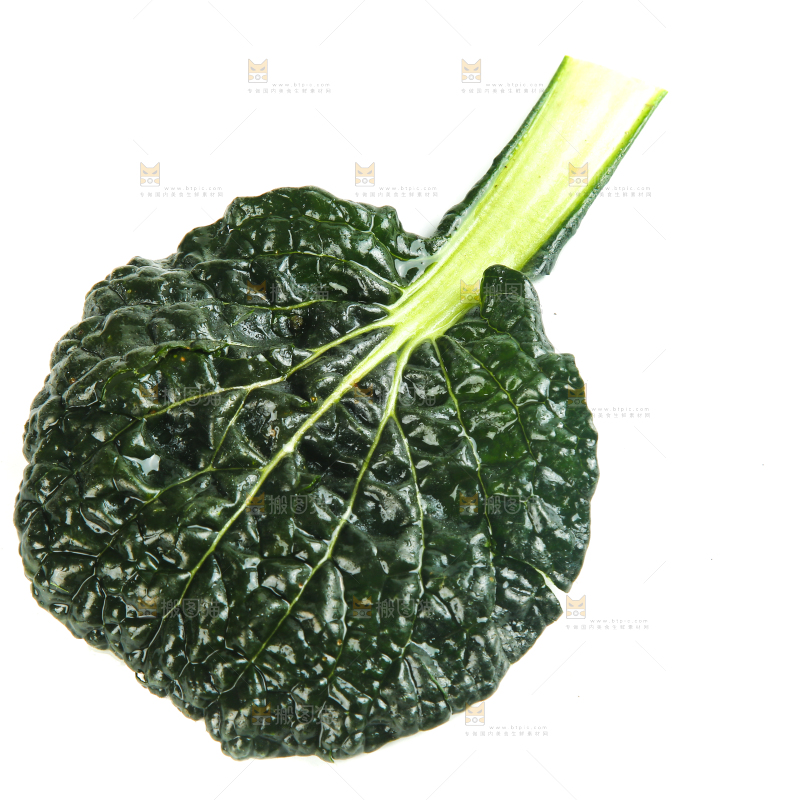 白底上放着泡泡青菜
