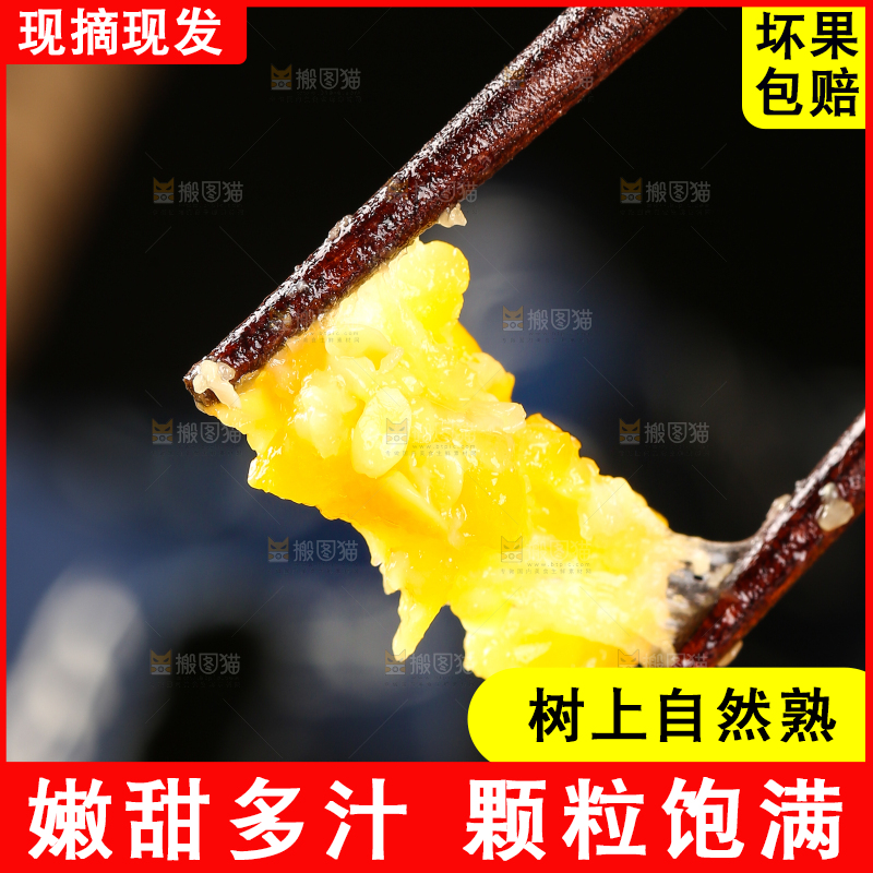 筷子上夹着粘玉米
