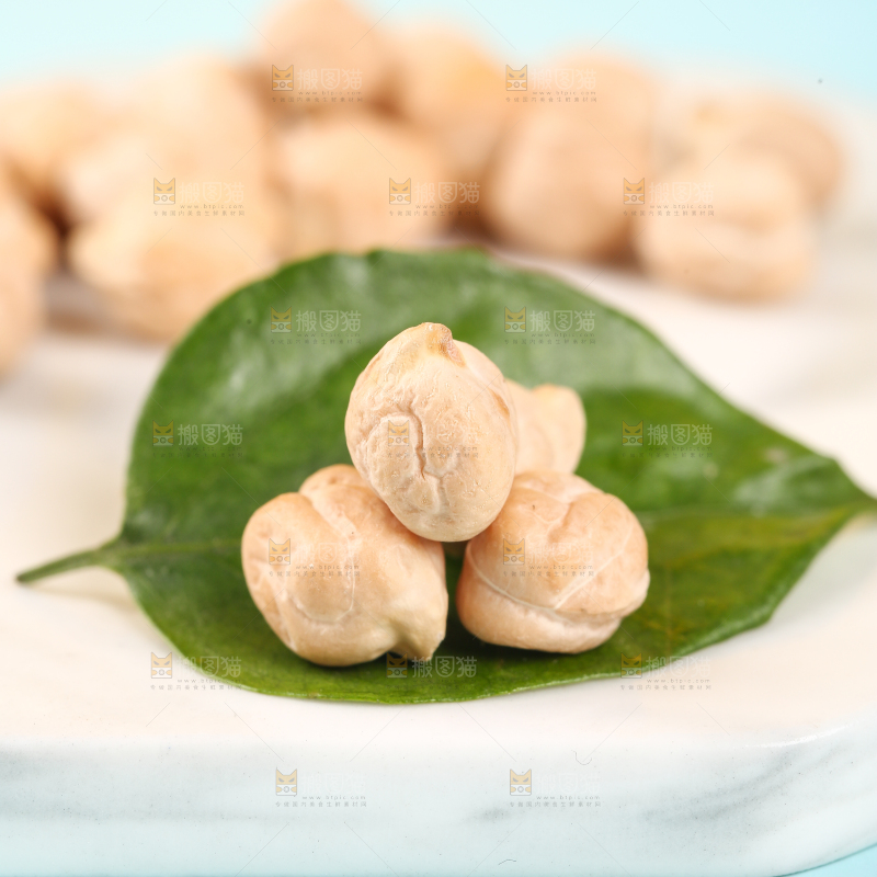 叶子上的鹰嘴豆
