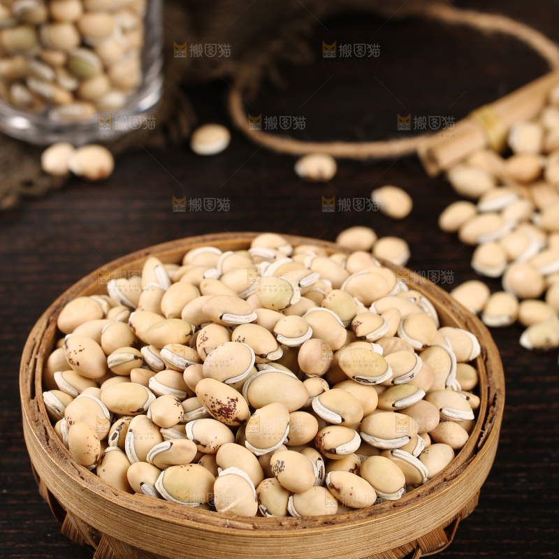 一篮云南白扁豆