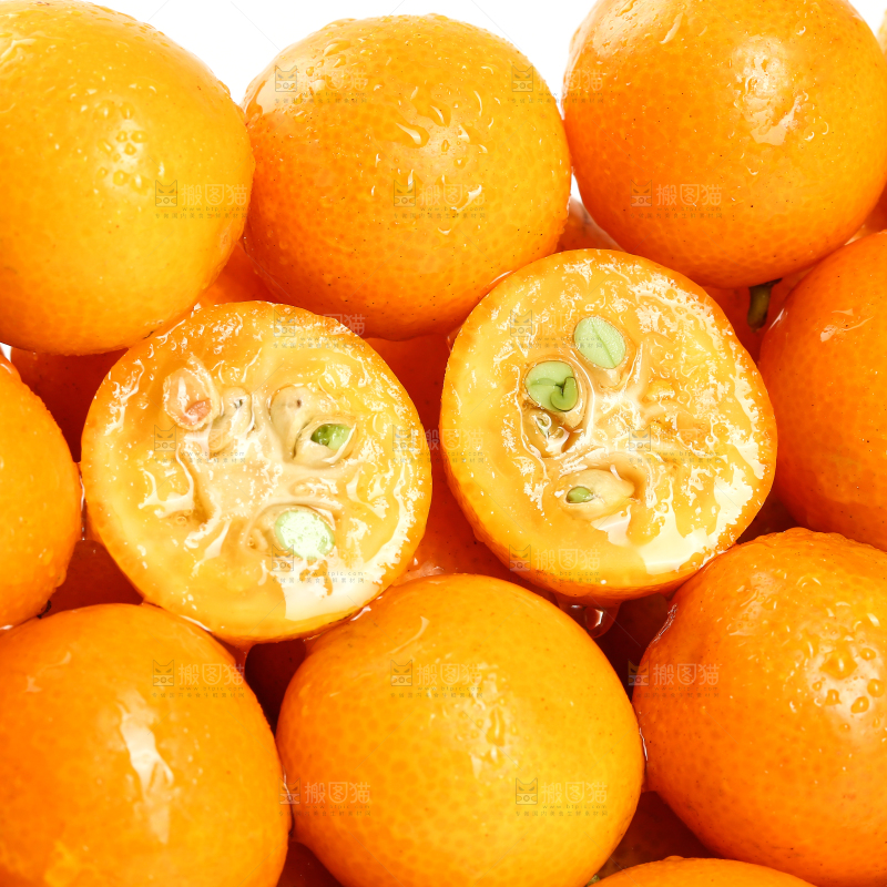 一堆广西小金桔