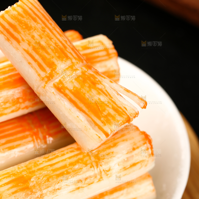 一盘蟹柳棒