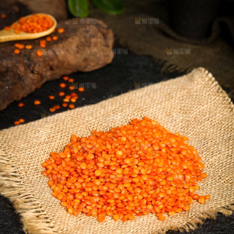 一堆甘肃红扁豆