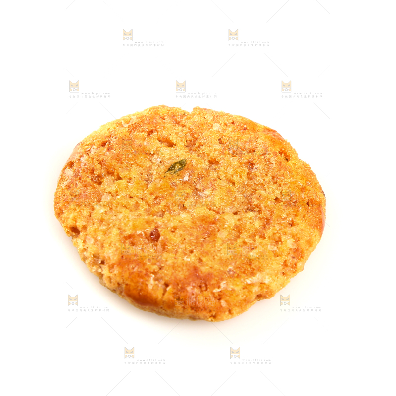 白底上放着鸡仔饼