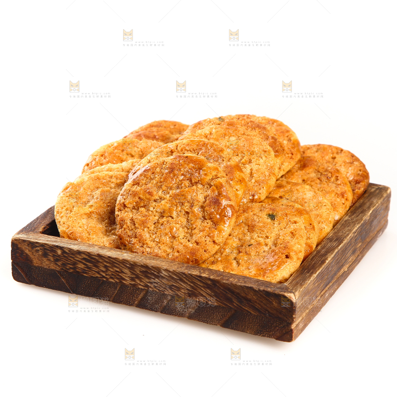 一盘广式鸡仔饼