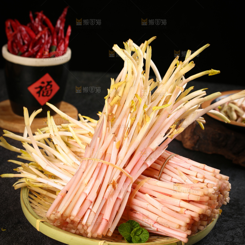 一篮鱼腥草嫩尖