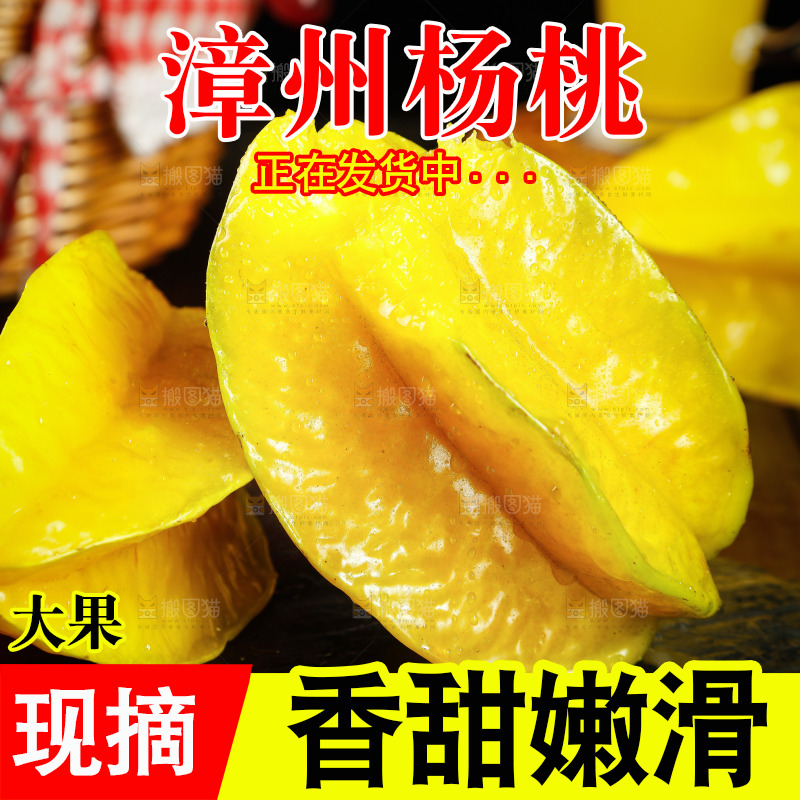 黑底上的漳州杨桃