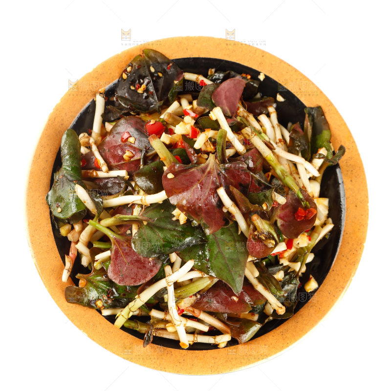 一盘凉拌折耳根