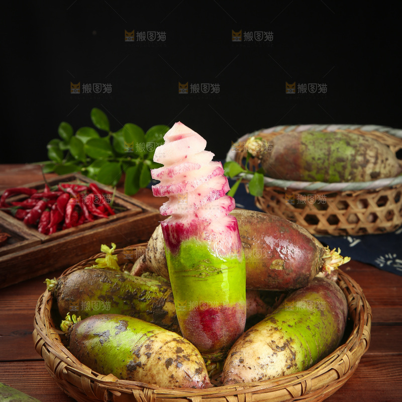 一篮冰激凌萝卜