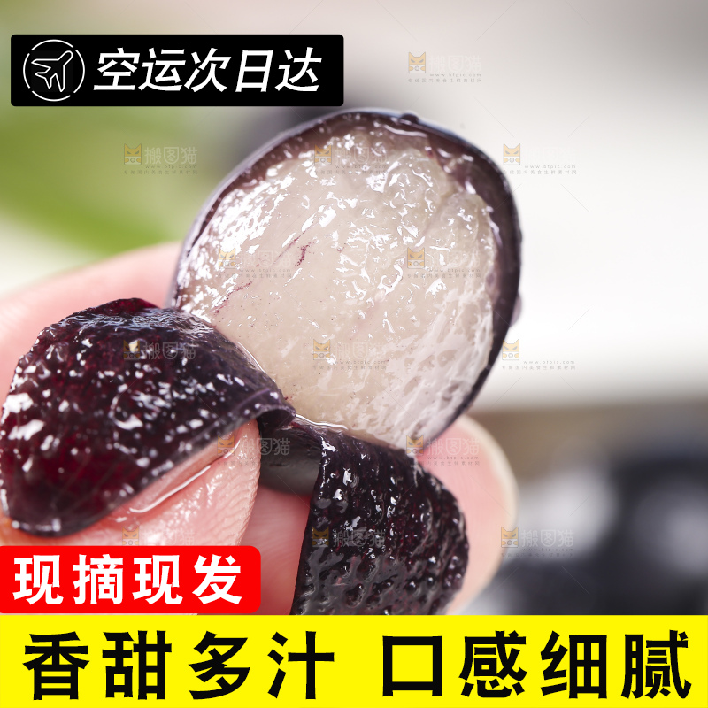 手里拿着树葡萄