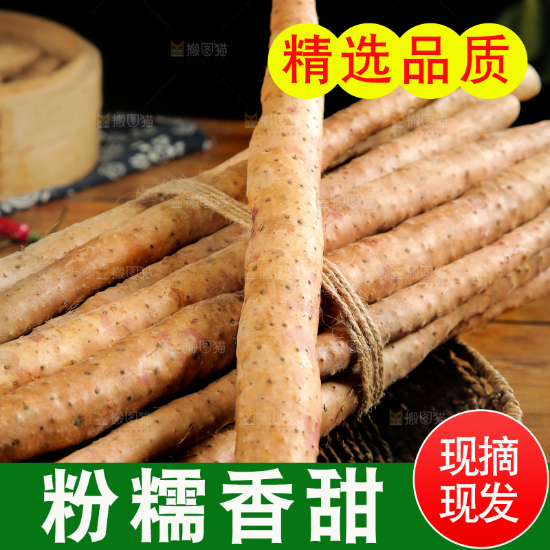 篮子里装着山药