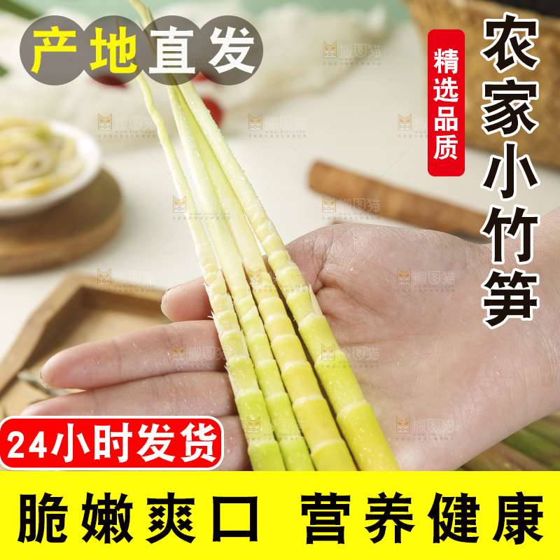 手里拿着小春笋