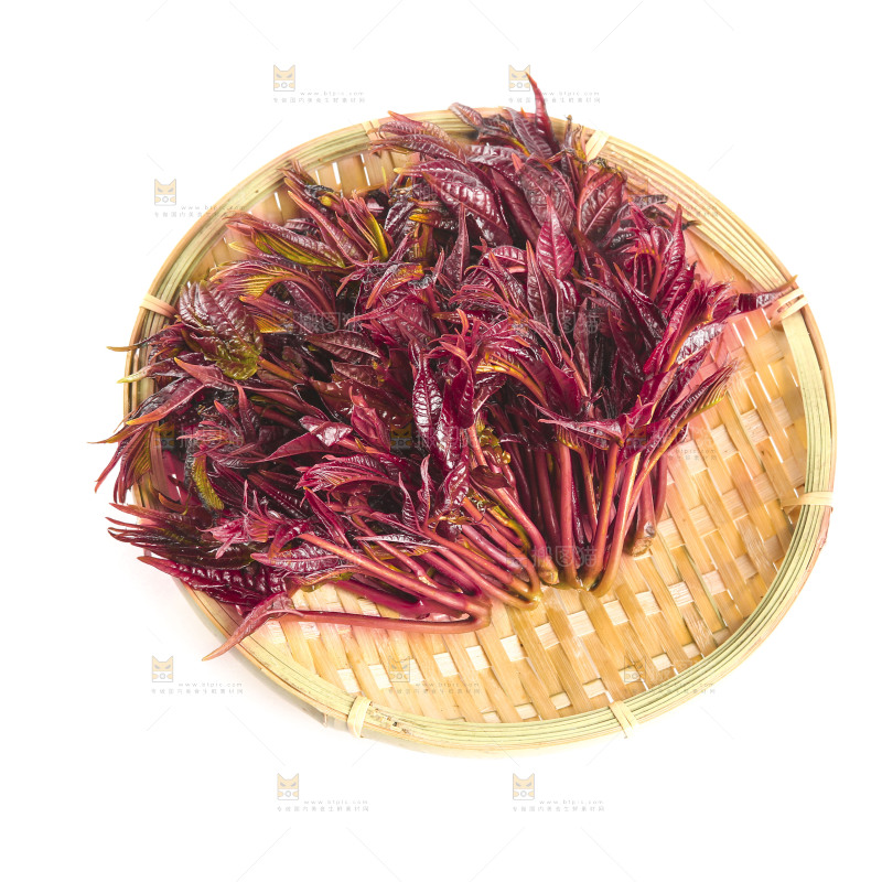 一篮红油香椿