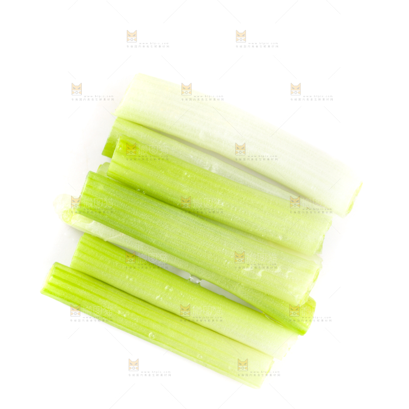 白底上放着小香葱