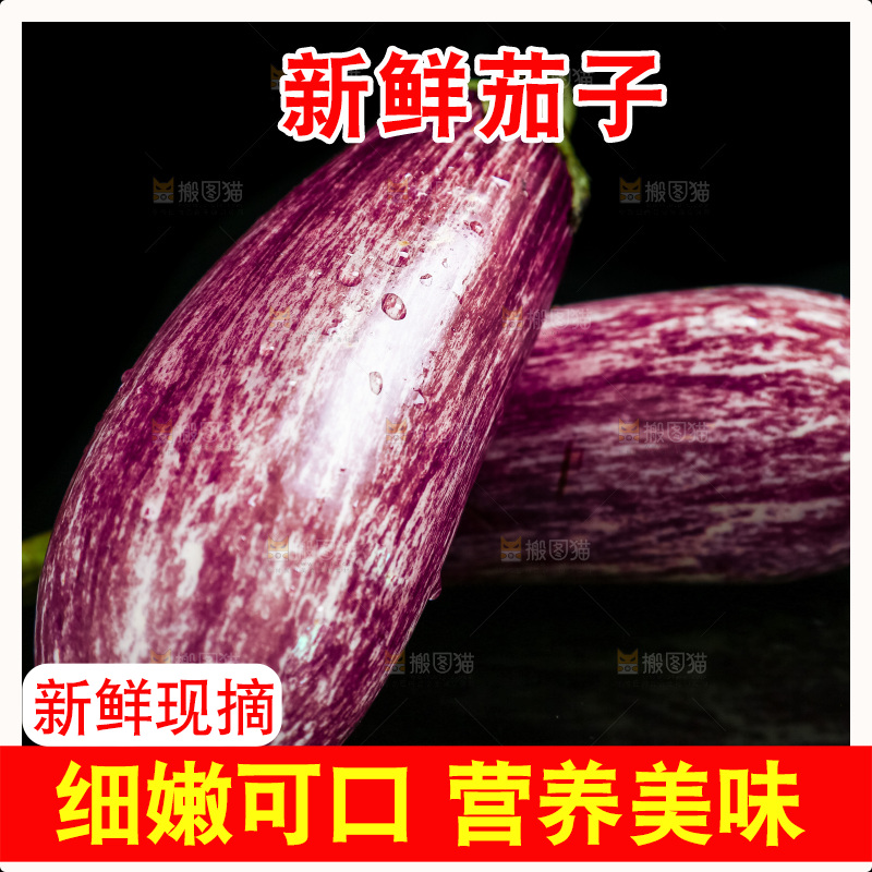 黑底上放着金丝茄子