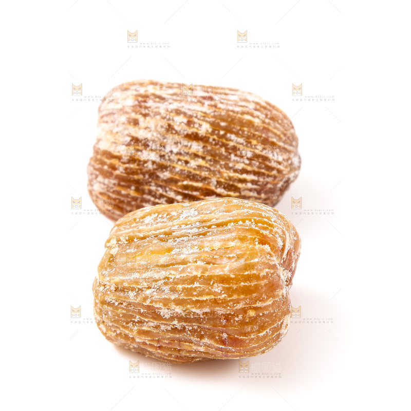 白底上的金丝蜜枣