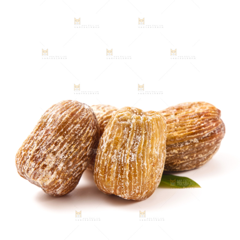 白底上的金丝蜜枣