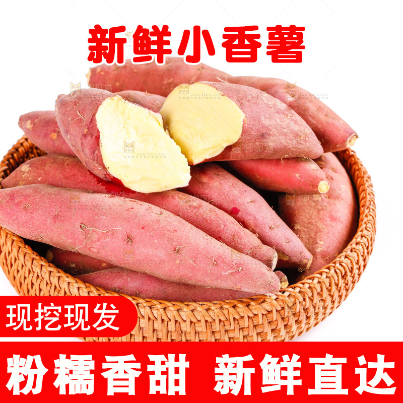 一篮天目山小香薯