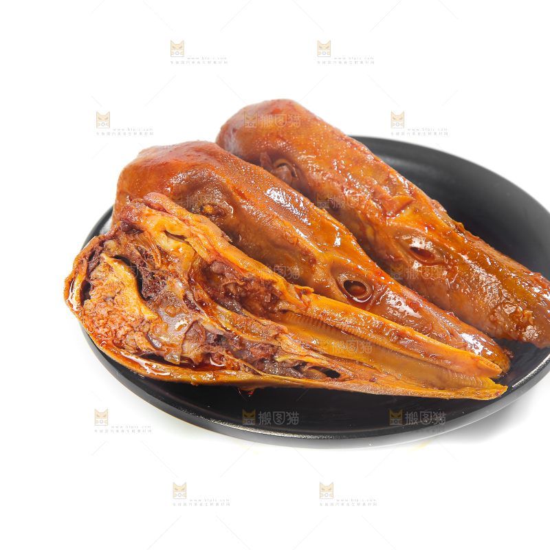 一盘麻辣鸭头