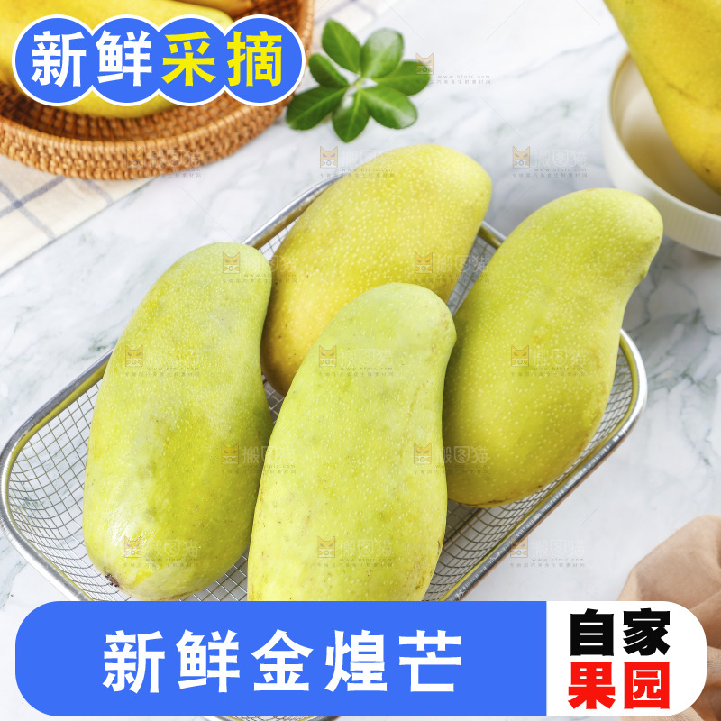 篮子里的金煌芒