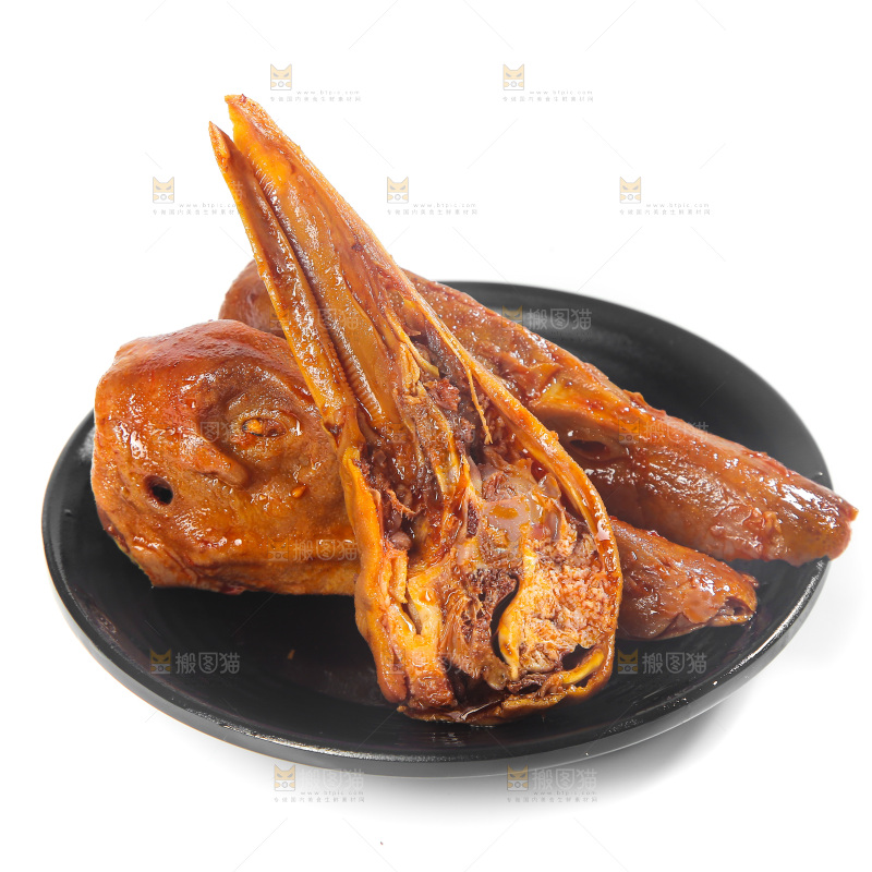 一盘麻辣鸭头