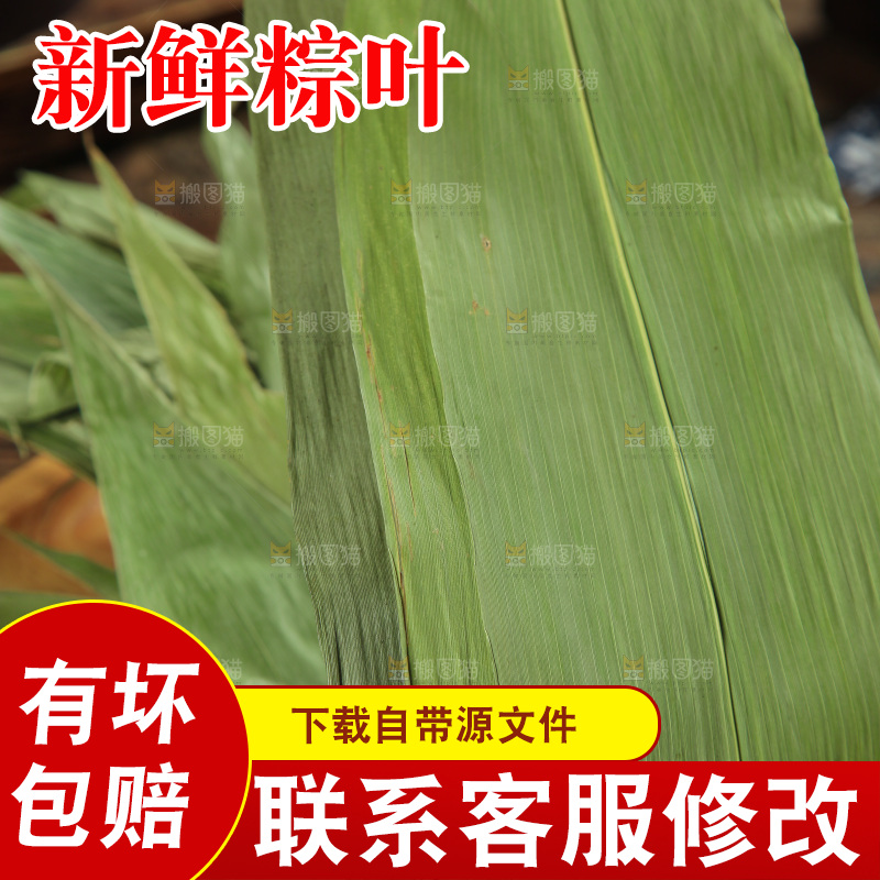 手里拿着芦苇叶