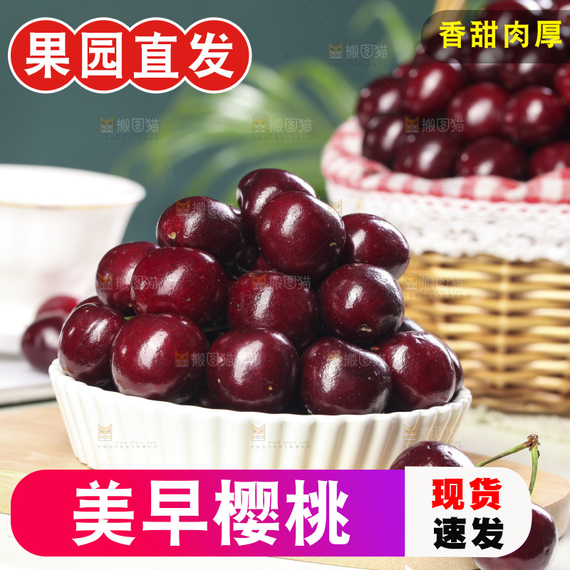 一盘山东大樱桃