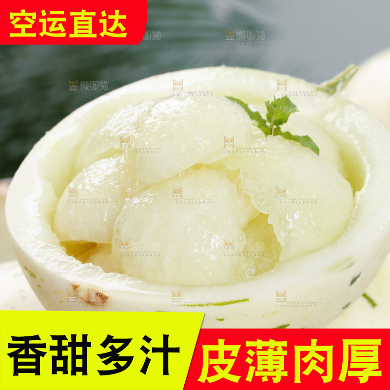 月露流星蜜瓜果肉