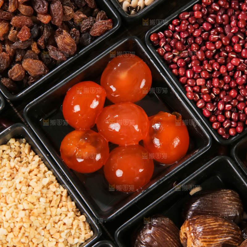 粽子食材纹理