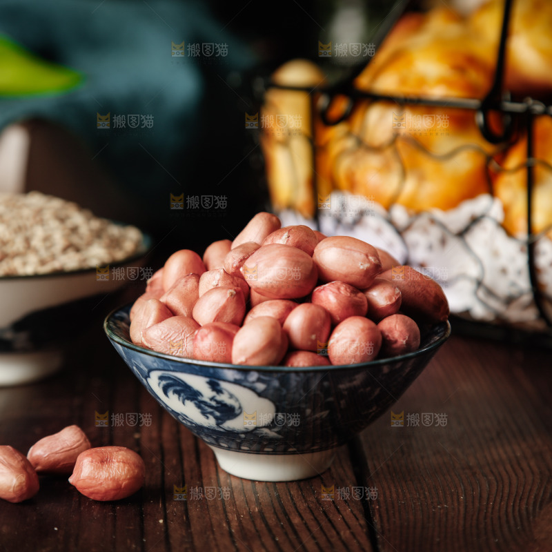 一碗鸡仔饼食材花生米