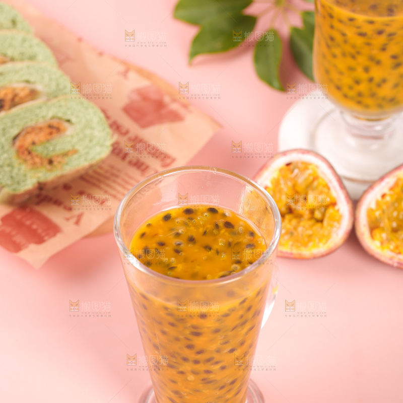 一杯百香果果酱