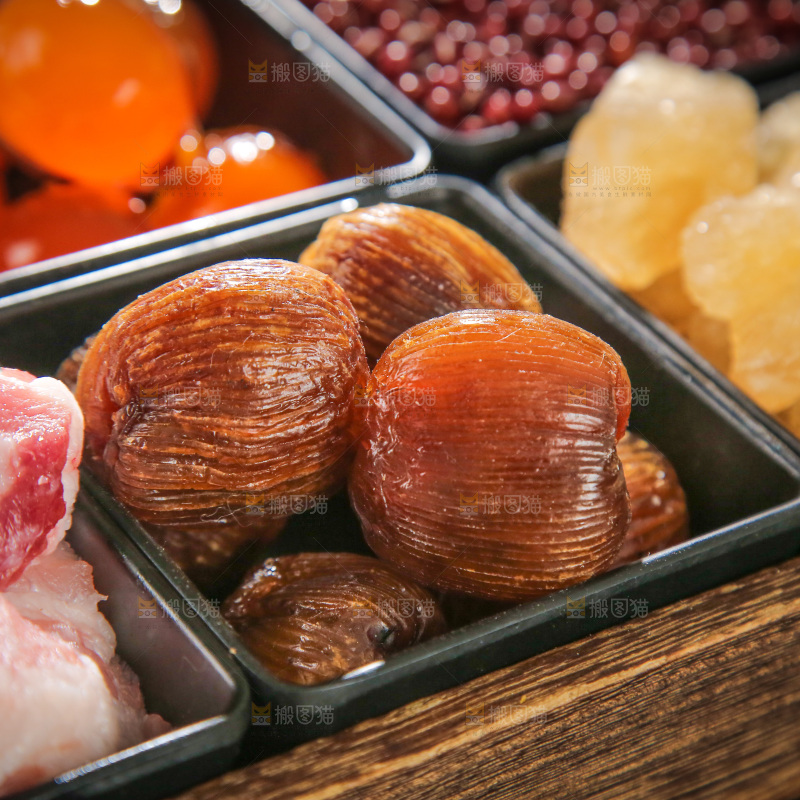 粽子食材纹理