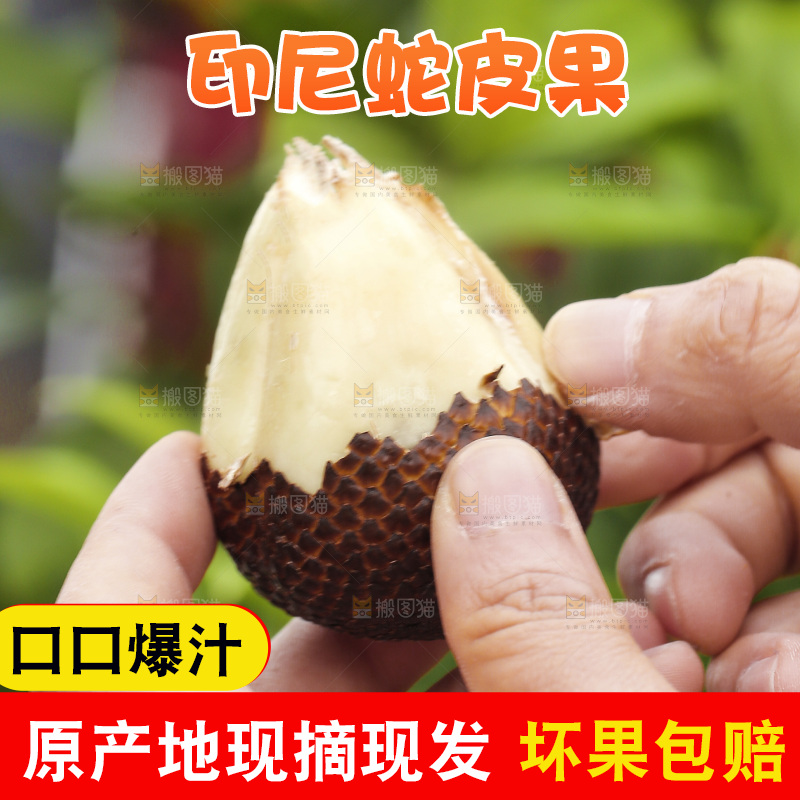 手剥新鲜印尼蛇皮果