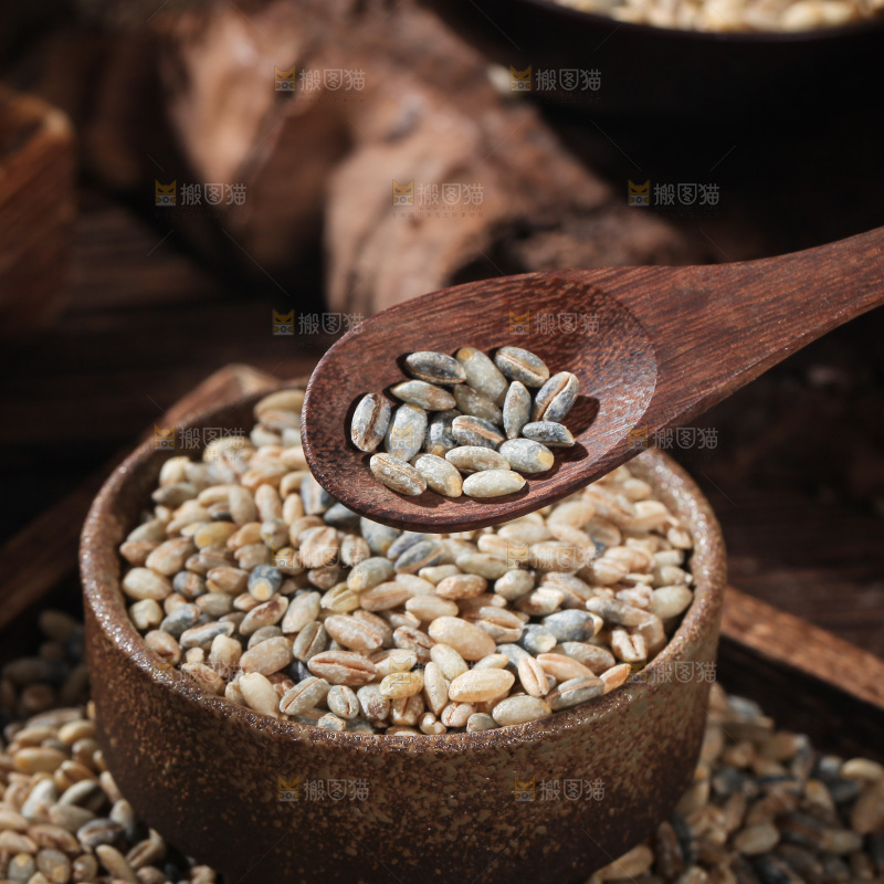 一碗蓝青稞米