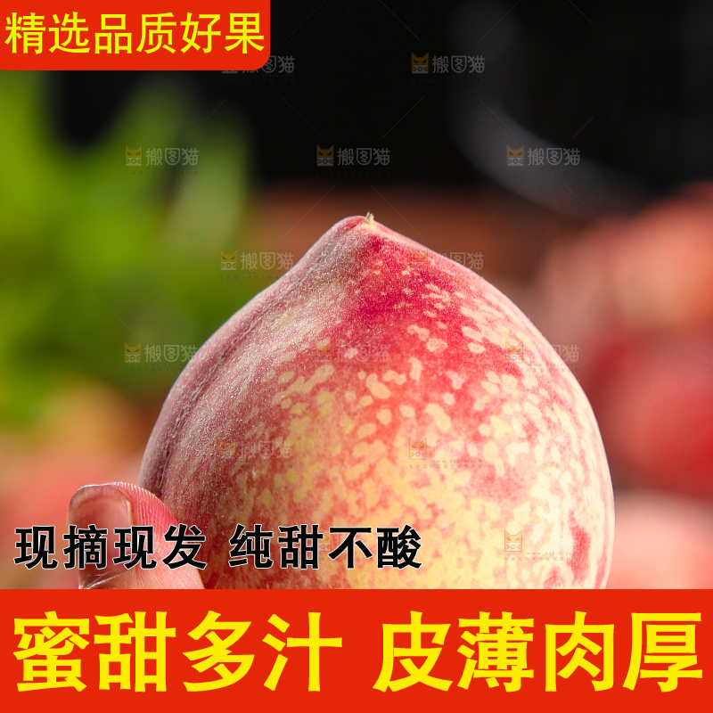 手里拿着血桃