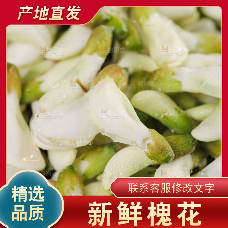 槐树花纹理