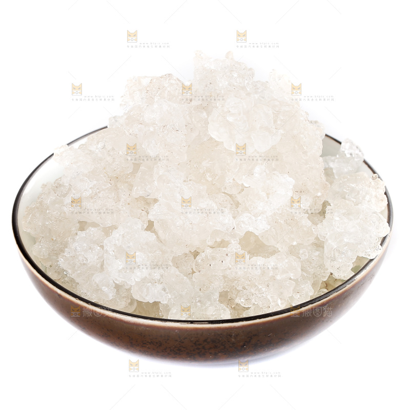 白底上放着一碗雪燕