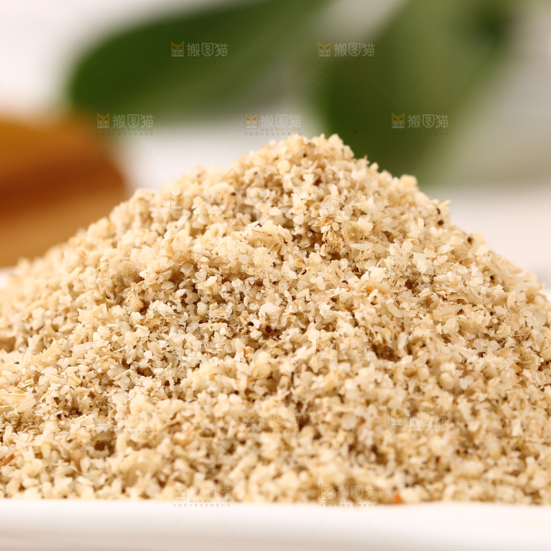 碟子里装着芝麻粉