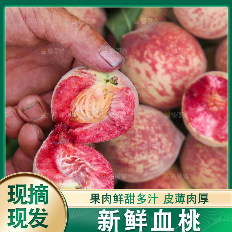 手上拿着胭脂红