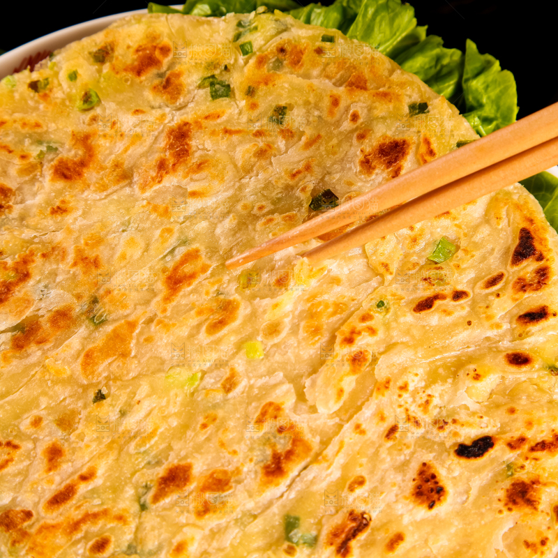 盘子里的煎手抓饼