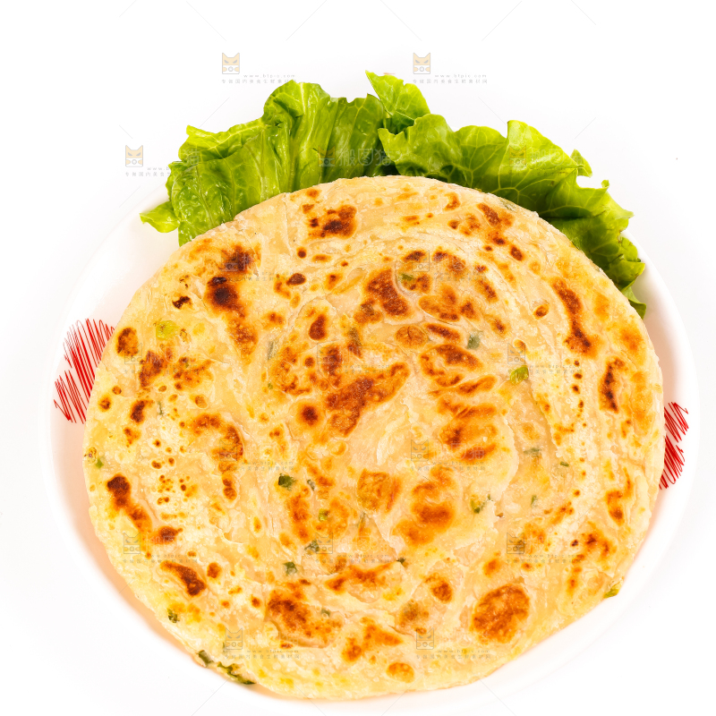 盘子里的煎手抓饼