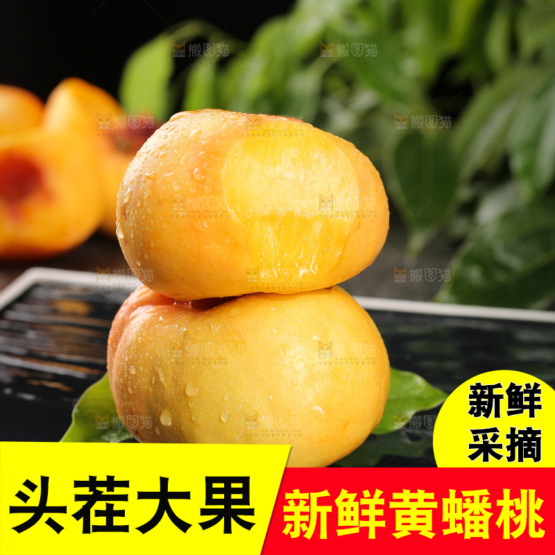 深底上的黄金油蟠桃