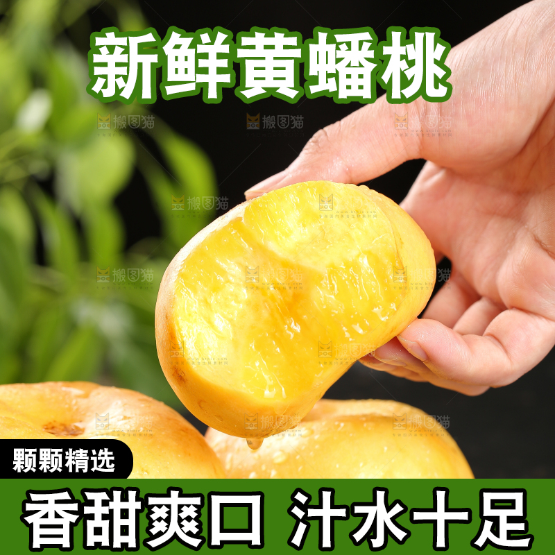手上拿着黄油蟠桃