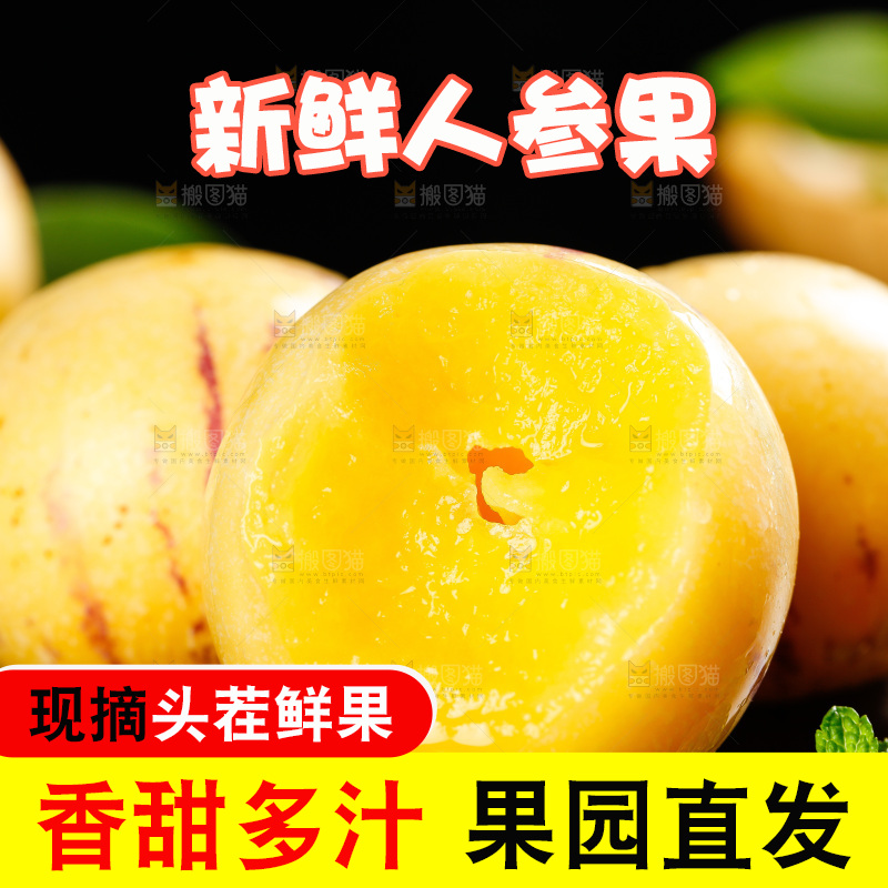 木底上的人参果