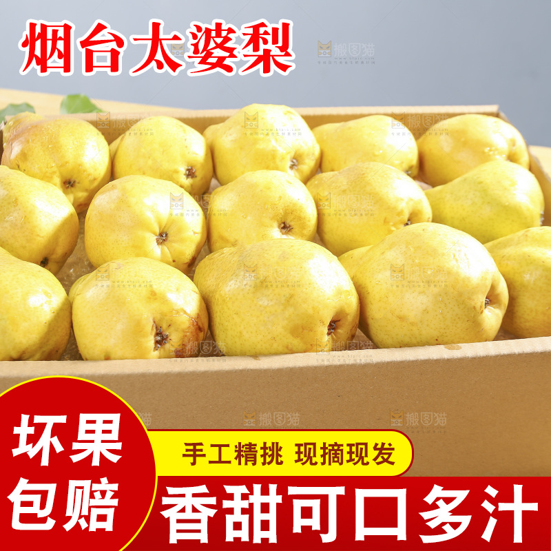 篮子里的太婆梨