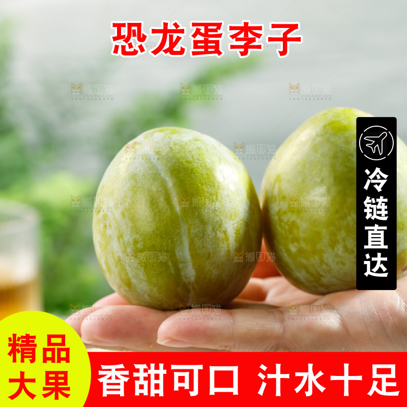手里拿着新鲜恐龙蛋李