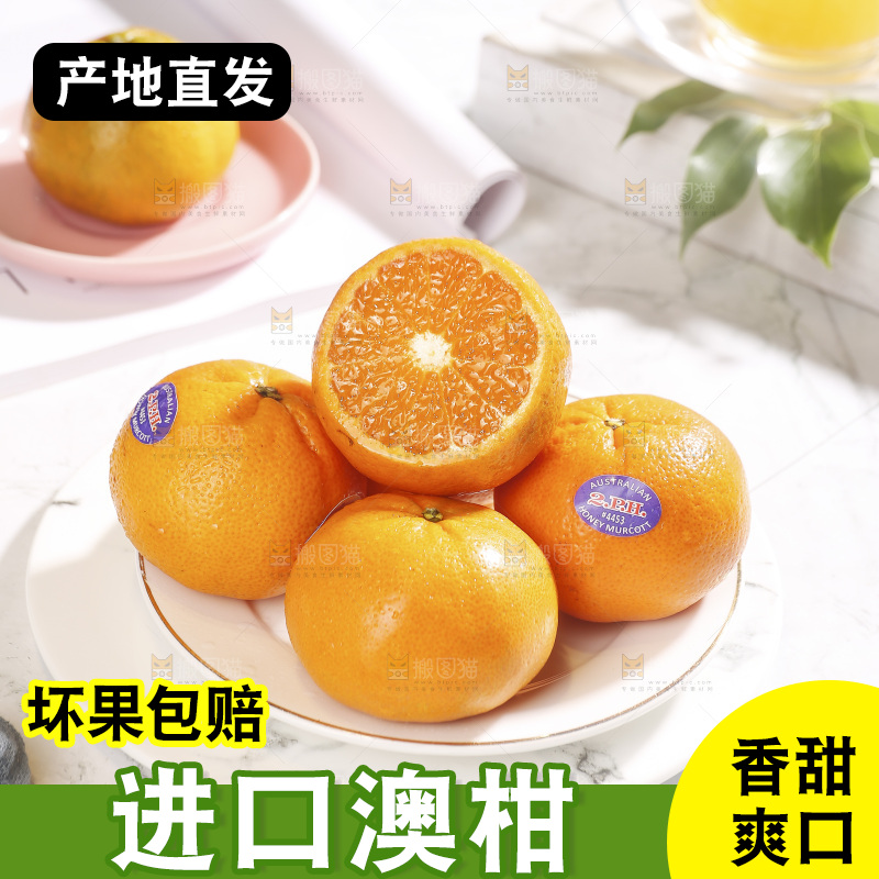 盘子里的澳洲柑桔