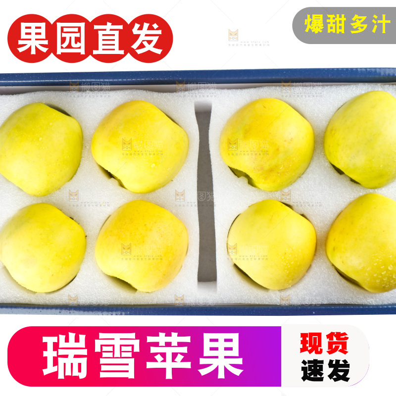 礼品盒里的瑞雪苹果