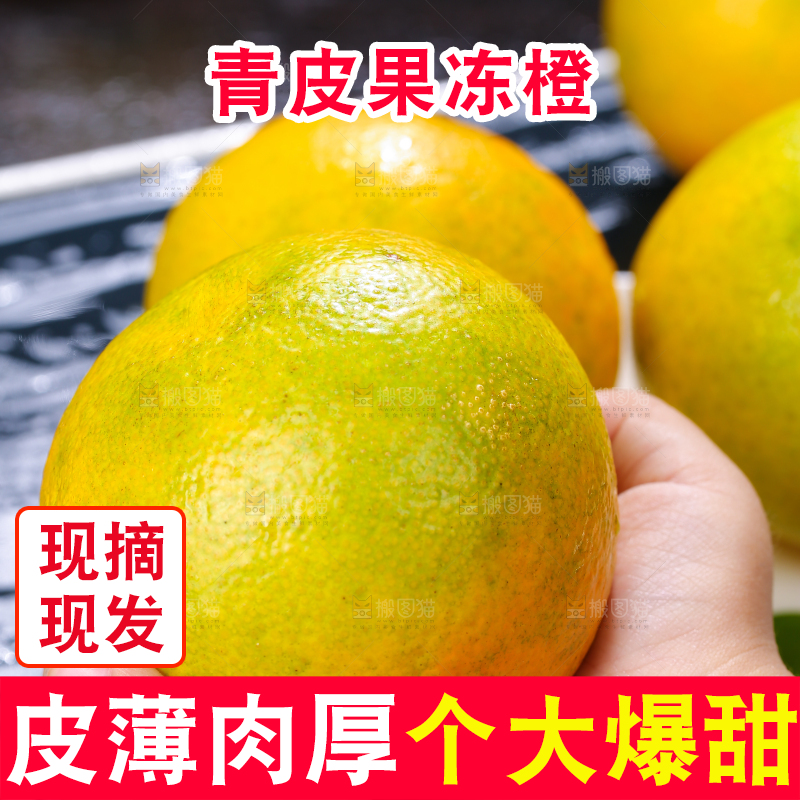 手里拿着爱媛果冻橙